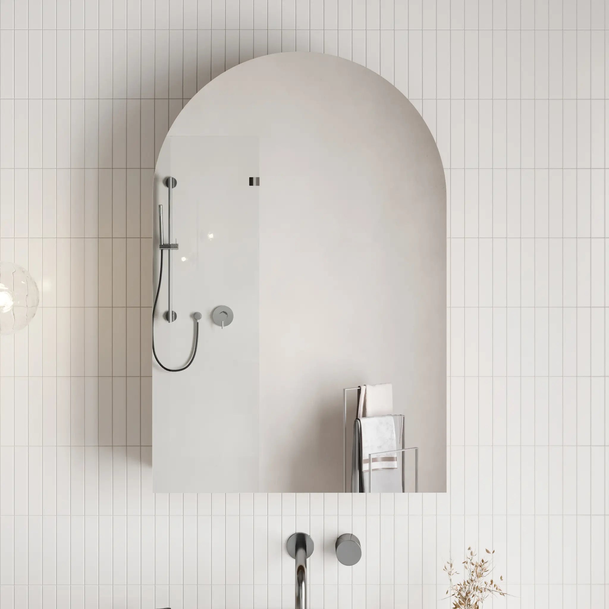 Forme Shaving Mirror Cabinet 600 - Zyloh Haus Mirrored Cabinets
