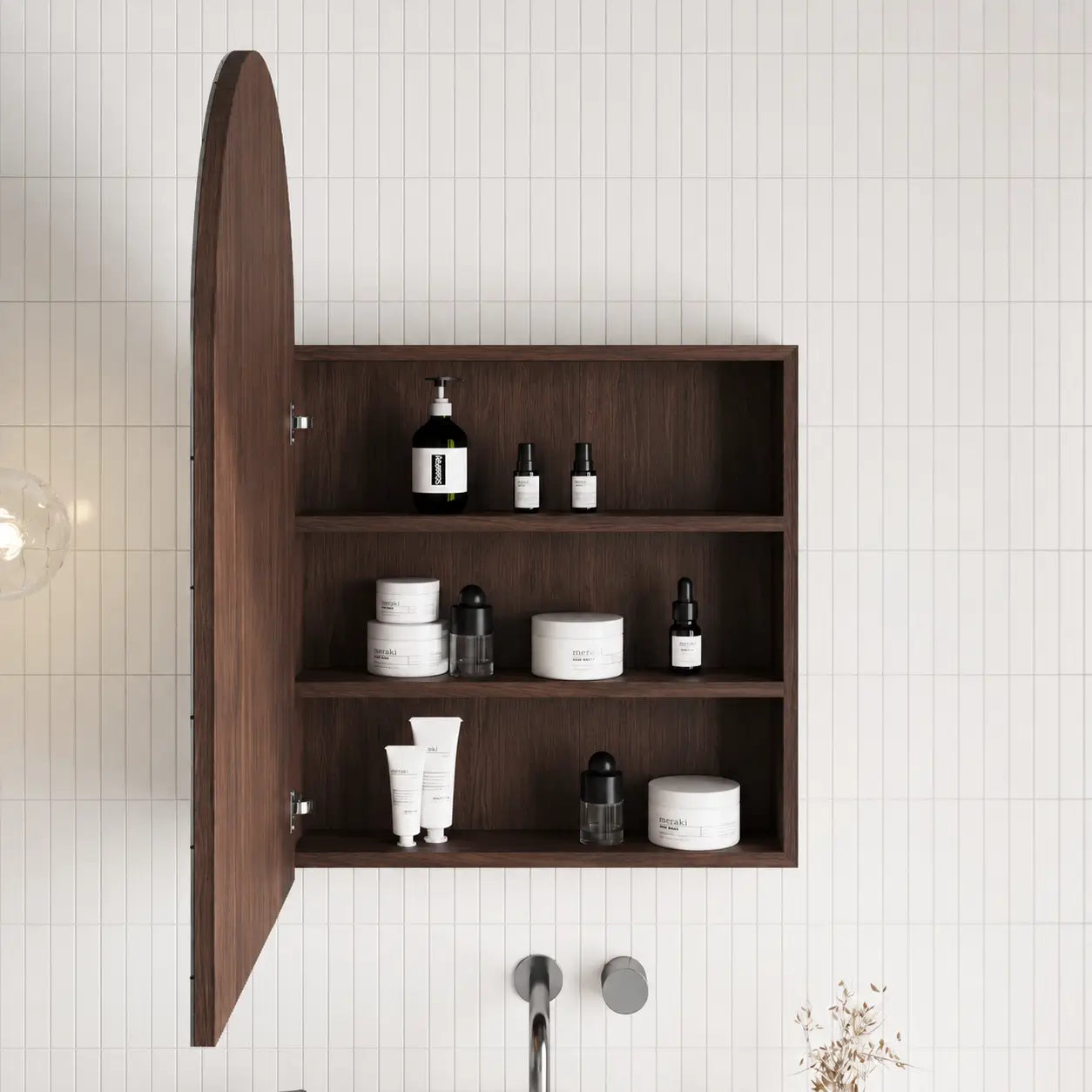 Forme LED Shaving Mirror Cabinet 600 - Zyloh Haus Mirrored Cabinets