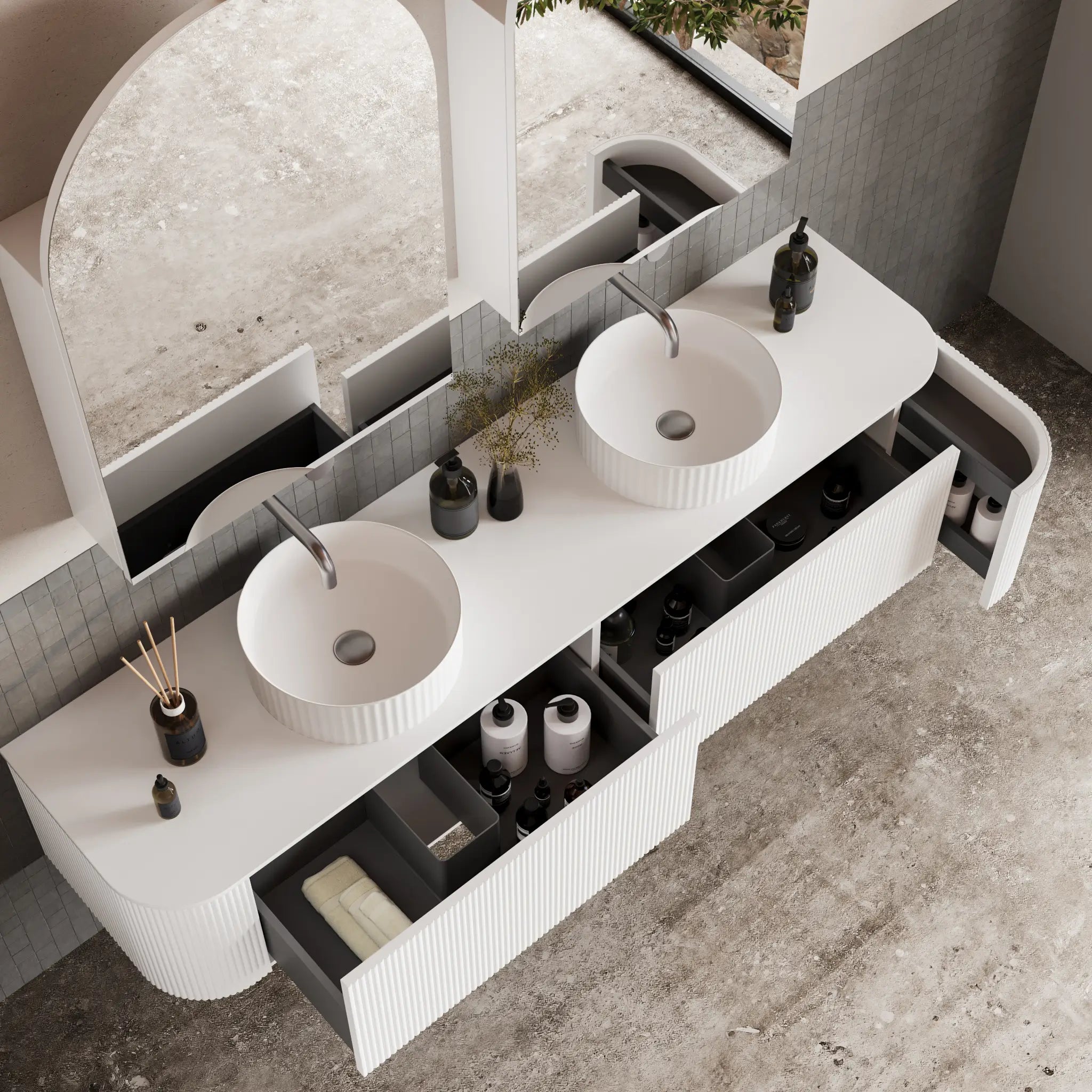 Forme Bianco - Zyloh Haus Bathroom Vanities
