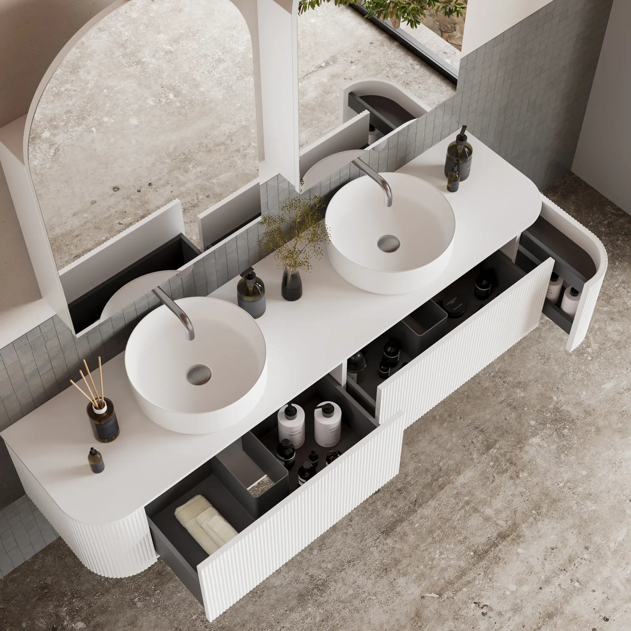Forme Bianco - Zyloh Haus Bathroom Vanities