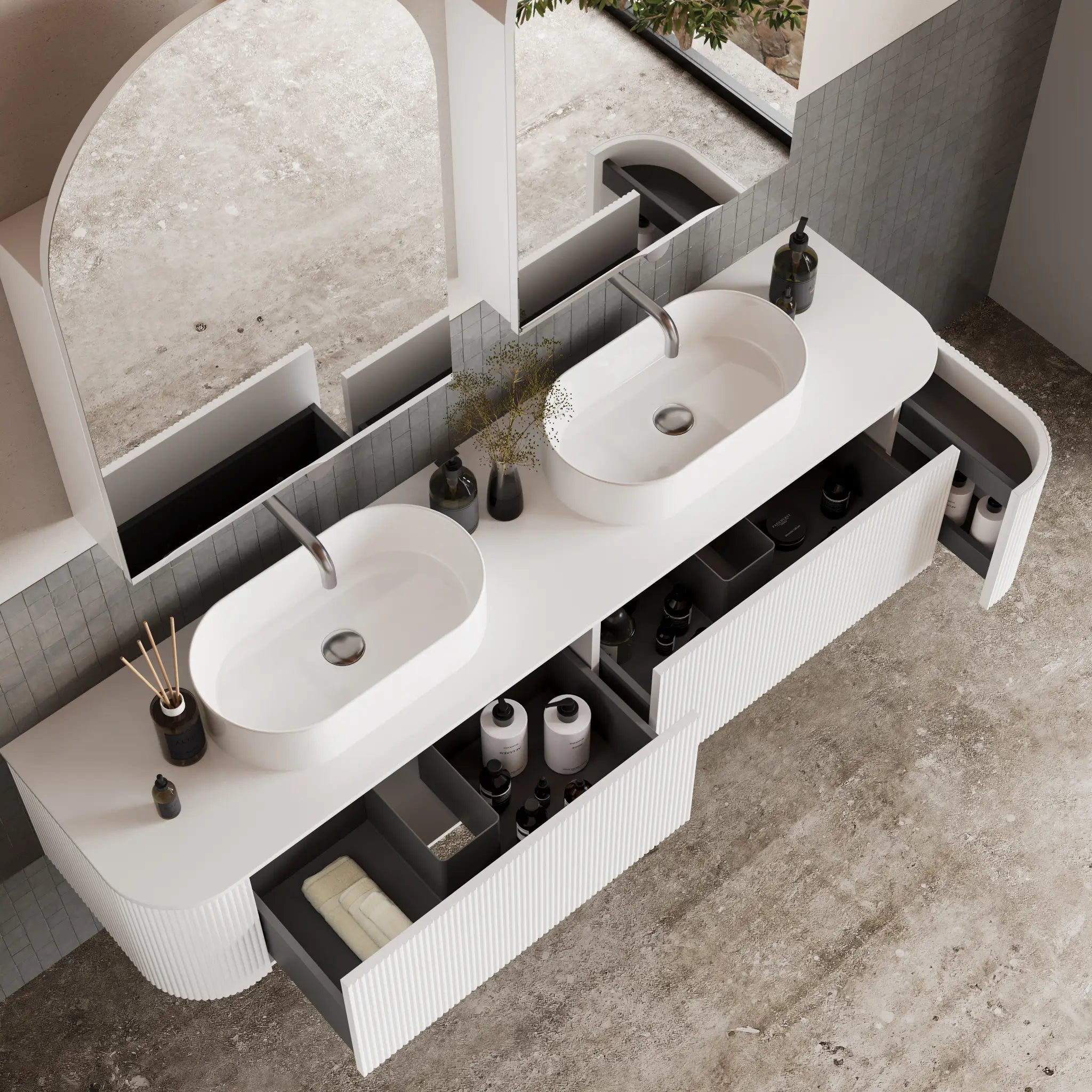 Forme Bianco - Zyloh Haus Bathroom Vanities